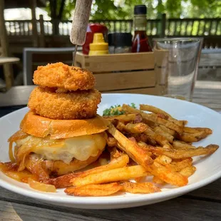$26 dry aged burger. It was good but not $26 good.  I'll get the regular burger next time.