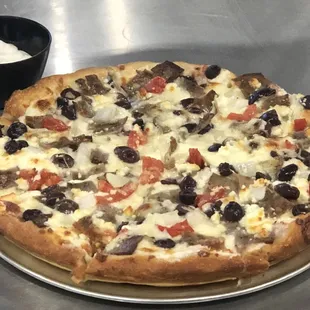 Gyro pizza!