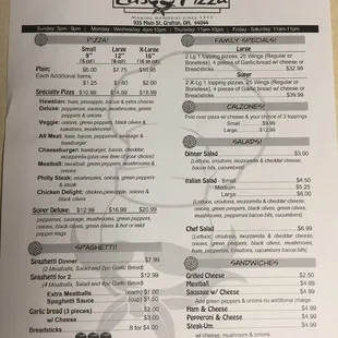Menu 8/10/18