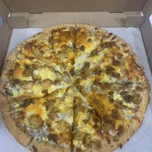 Breakfast pizza!