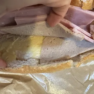 All 3 of my cold cut has no pate