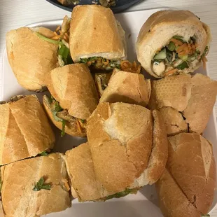 Curry Tofu Sandwich   Dau Hu - Large