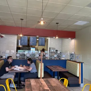 Good seating options.