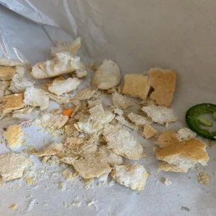 Stale and crumbling Bread - Small