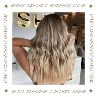 Bright, Brilliant, Beautiful Color! At Lush we pride ourselves in our professional blonding and balayage techniques!