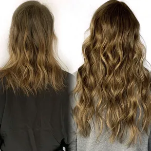 Before and After! Two rows of NBR extensions. LIFE CHANGING!