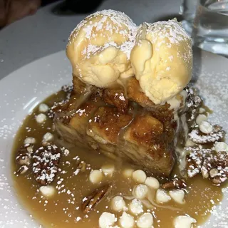 White Chocolate Bread Pudding