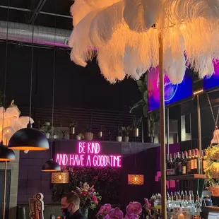 people sitting at the bar