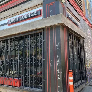 the outside of the building