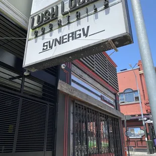 the front of the restaurant