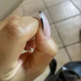 chipped nail polish that i got done 2 days ago!!