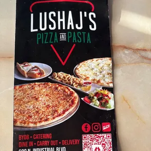 QR CODE for the menu (as of 5/25/2023)