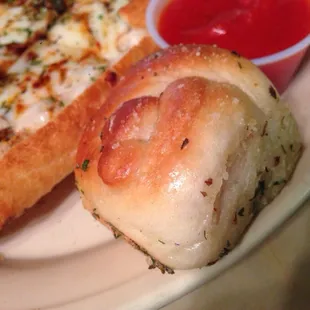 Garlic knot. They are freaking great!