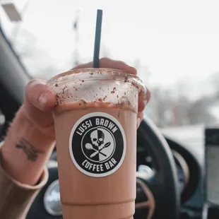 I got an iced honey cinnamon latte with oat milk and it was amazing. The service was just as good as the drink. Amazing local coffee shop!