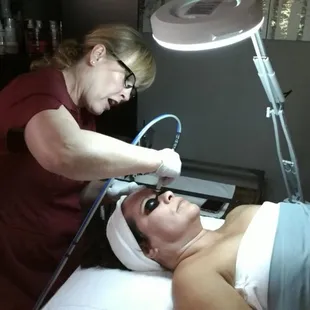 Glowing after my microdermabrasion!!!