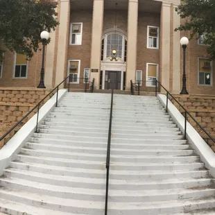 steps leading up to a building