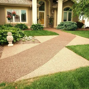 Custom Pebble Paving