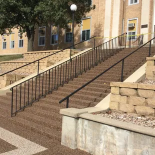 steps leading to a building