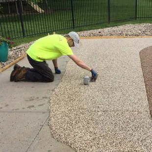 Lusterstone trained professionals.