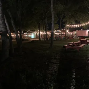 Outside area is huge