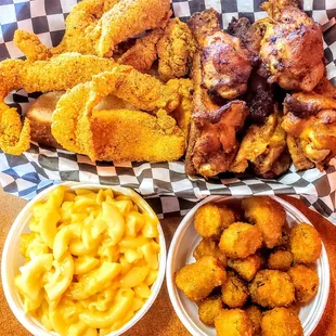 Fish and wings combo.