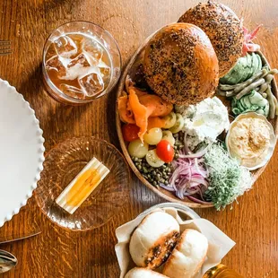 Bagel board and estate bread