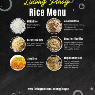 Rice to choose from