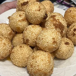 Buchi ( Sesame Ball) w/ Ube or Cheese Filling