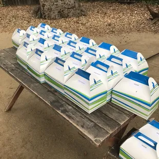 Really nice looking box for the lunches