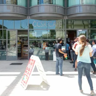 The line at lunch on a Wednesday.