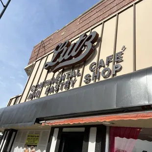 Exterior of Cafe shop