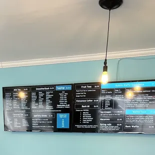 New menu