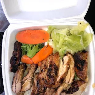 Teriyaki chicken extra meat