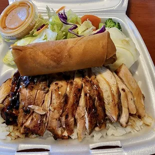 a sandwich and salad