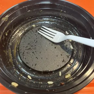 1: Teriyaki Chicken being DEVOURED