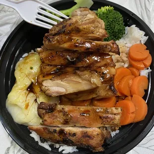 The new container makes this meal look first class.