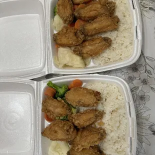 Solid plate lunch for the working man.