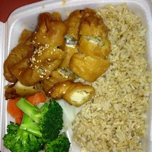Sesame Chicken Plate