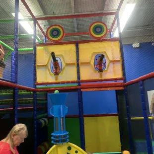 Kids climbing area