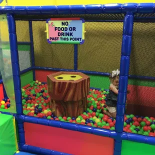 Ball pit for the little ones.