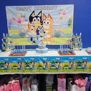 The beautiful set up they had for us.