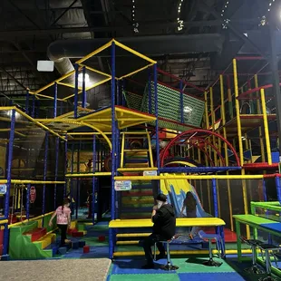 Tri level playground