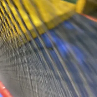 Sorry it&apos;s blurry, but spoon inside play structure