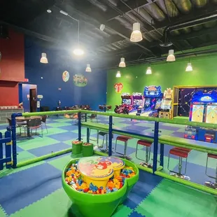 Arcade and build area