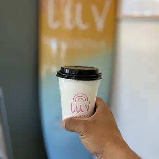 Chai Tea Latte with almond milk.