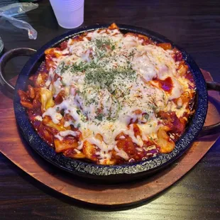 Spicy chicken cheese