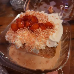 Strawberry tres leches