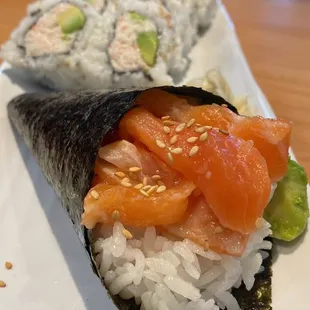 sushi, sashimi, sushi and sashimi, food