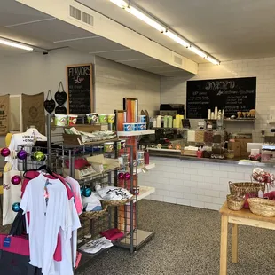 the inside of a store