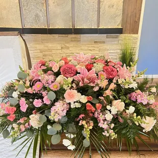 Casket arrangement!